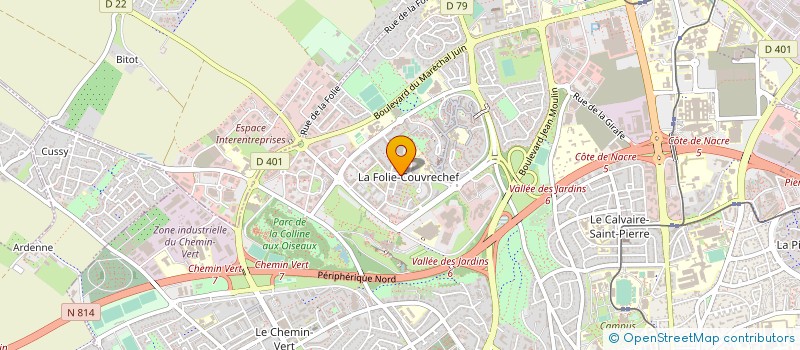 localisation de l'entreprise DINEMAT à CAEN