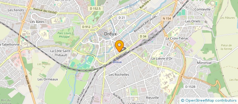 localisation de l'entreprise DINER 86 à DREUX