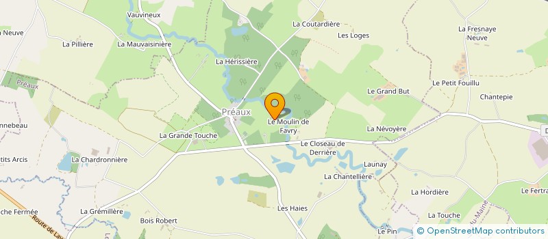 localisation de l'entreprise DINER DE GALA à PREAUX