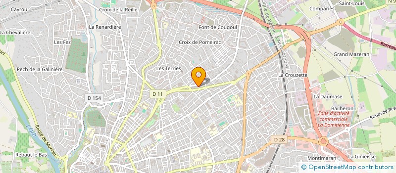localisation de l'entreprise DINER'S-GROUPE SODI  BEZIERS