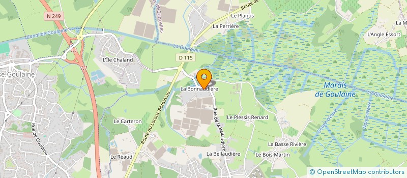 localisation de l'entreprise DINER'S HOLDING à HAUTE-GOULAINE