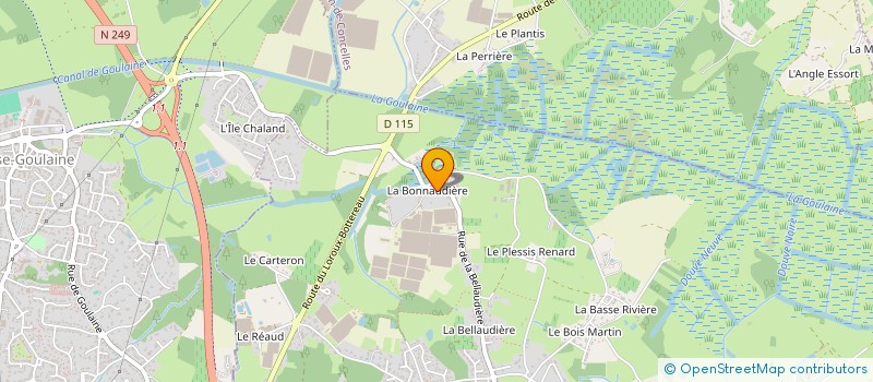 localisation de l'entreprise DINERS DEVELOPPEMENT à HAUTE-GOULAINE