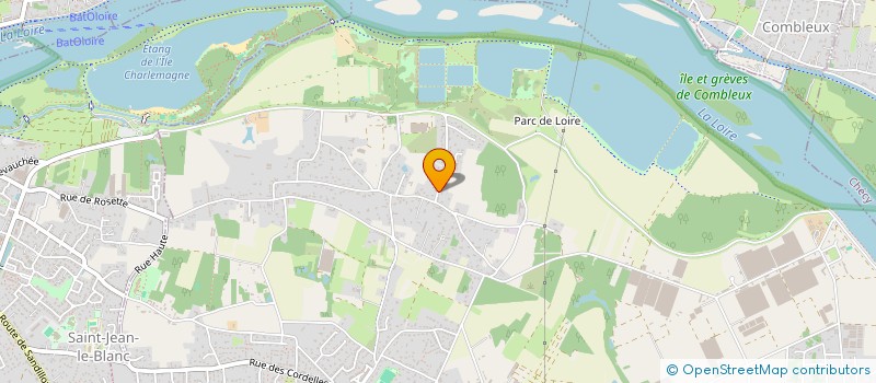 localisation de l'entreprise DINETARD à SAINT-DENIS-EN-VAL