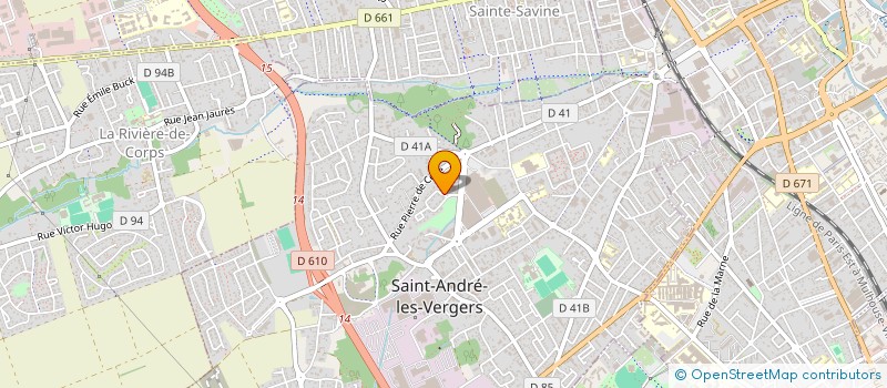 localisation de l'entreprise DINEX à SAINT-ANDRE-LES-VERGERS