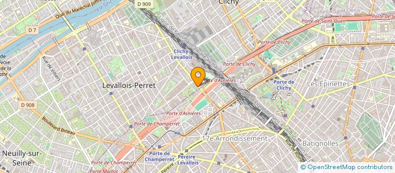 localisation de l'entreprise DING à LEVALLOIS-PERRET