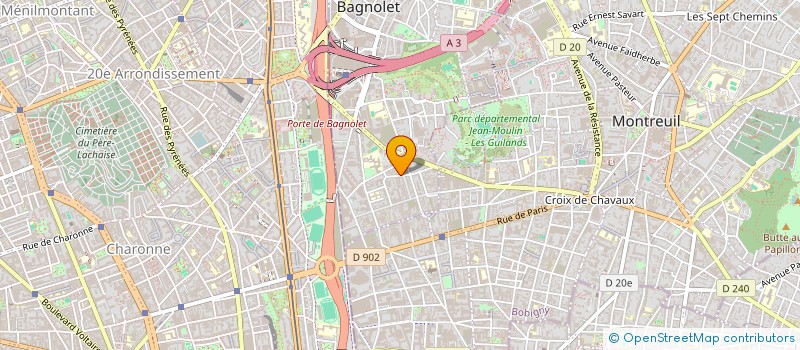 localisation de l'entreprise DING DONG à BAGNOLET