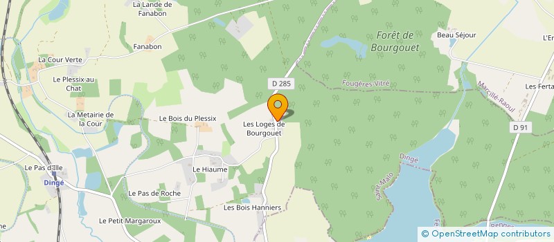 localisation de l'entreprise DINGE TENNIS DE TABLE  DINGE