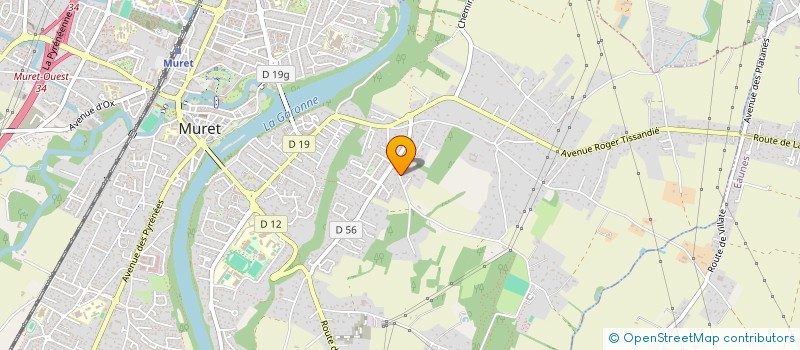 localisation de l'entreprise DINGER ENVIRONNEMENT à MURET