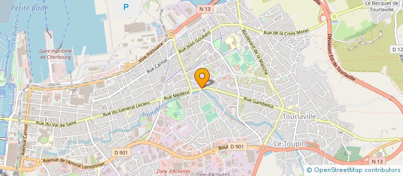 localisation de l'entreprise DINGHOLD  CHERBOURG-EN-COTENTIN