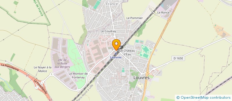 localisation de l'entreprise DINGO DIFFUSION à LOUVRES