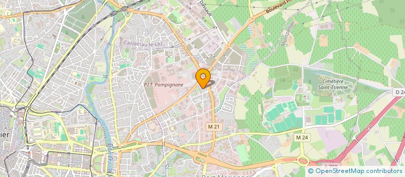 localisation de l'entreprise DINGUE D'OC à MONTPELLIER