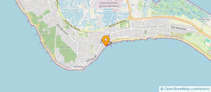 localisation de l'entreprise DINGUE GONG  LA GUERINIERE