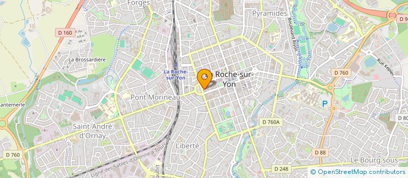localisation de l'entreprise DINGYI MOD à LA ROCHE-SUR-YON