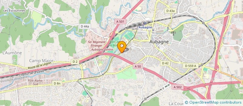 localisation de l'entreprise DINH CORPORATION  AUBAGNE