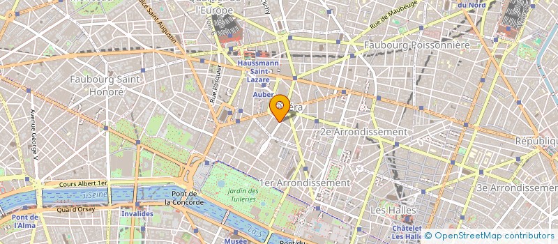 localisation de l'entreprise DINH VAN à PARIS