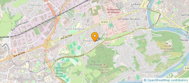 localisation de l'entreprise DINHEIRO  BESANCON