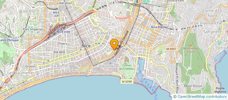 localisation de l'entreprise DINI ET CIE à NICE