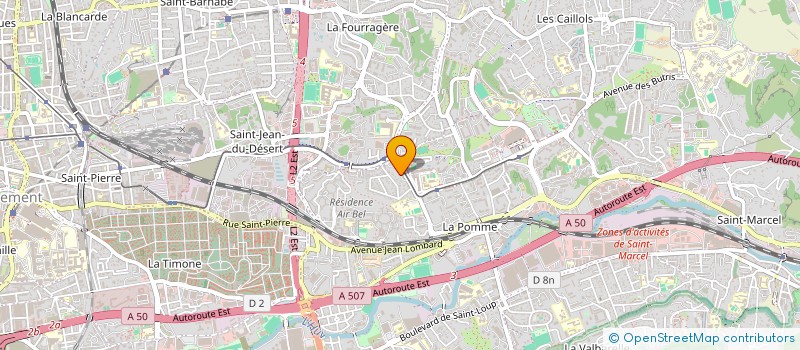 localisation de l'entreprise DINIMMO à MARSEILLE