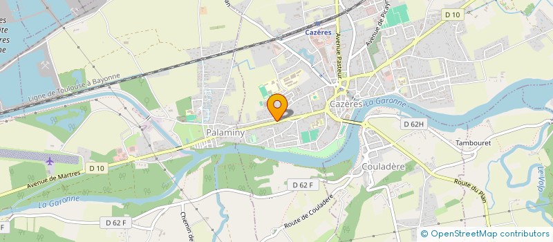 localisation de l'entreprise DINNAT - MARTIN  MARTRES-TOLOSANE