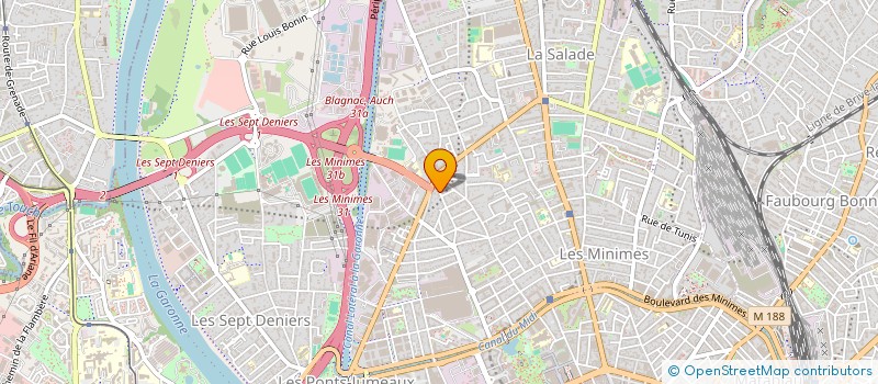 localisation de l'entreprise DINO 1  TOULOUSE