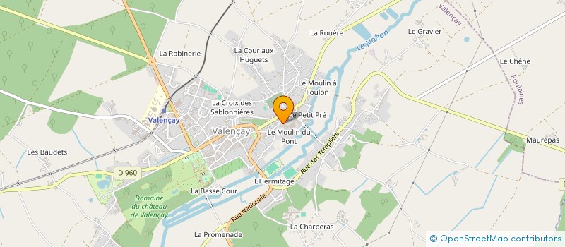 localisation de l'entreprise DINO EN VADROUILLE à VALENCAY