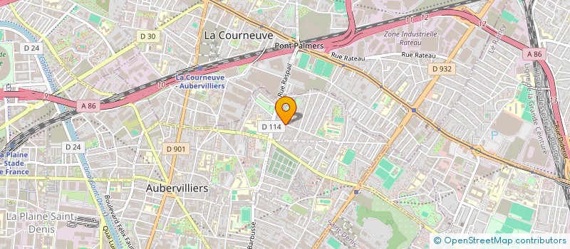 localisation de l'entreprise DINO EVENTS  AUBERVILLIERS