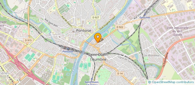 localisation de l'entreprise DINOGO à SAINT-OUEN-L'AUMONE