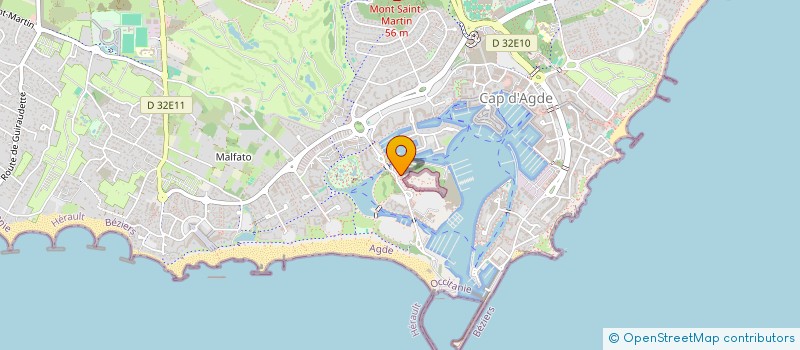 localisation de l'entreprise DINOGOLF à AGDE
