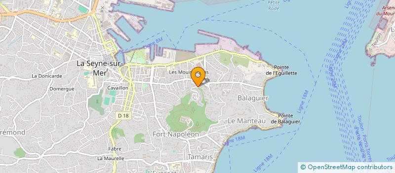 localisation de l'entreprise DINOKO  LA SEYNE-SUR-MER