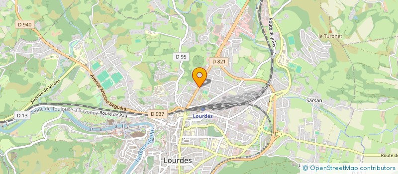 localisation de l'entreprise DINOLO  LOURDES