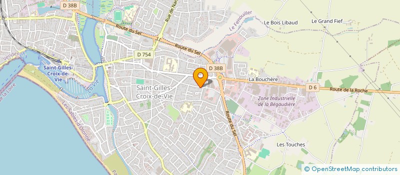 localisation de l'entreprise DINOLYNE à SAINT-GILLES-CROIX-DE-VIE