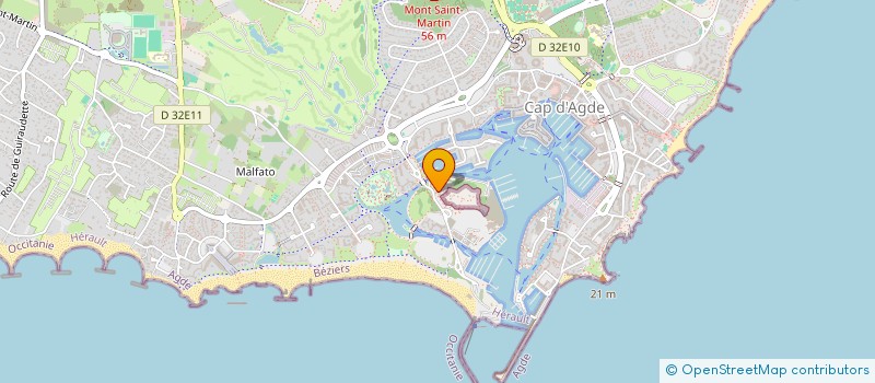 localisation de l'entreprise DINOPARK  AGDE