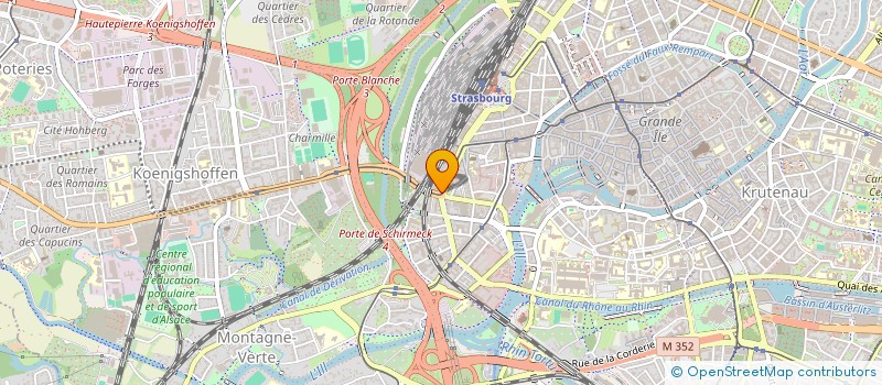 localisation de l'entreprise DINOSOR à STRASBOURG