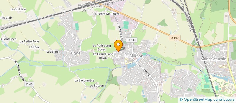 localisation de l'entreprise DINOTEK  AIGNE