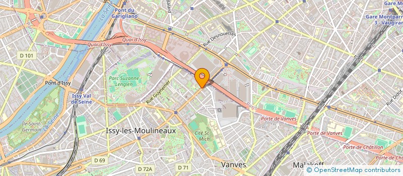 localisation de l'entreprise DINOUART FI à ISSY-LES-MOULINEAUX