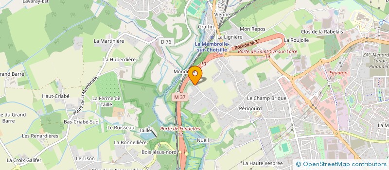 localisation de l'entreprise DINOURS  SAINT-CYR-SUR-LOIRE