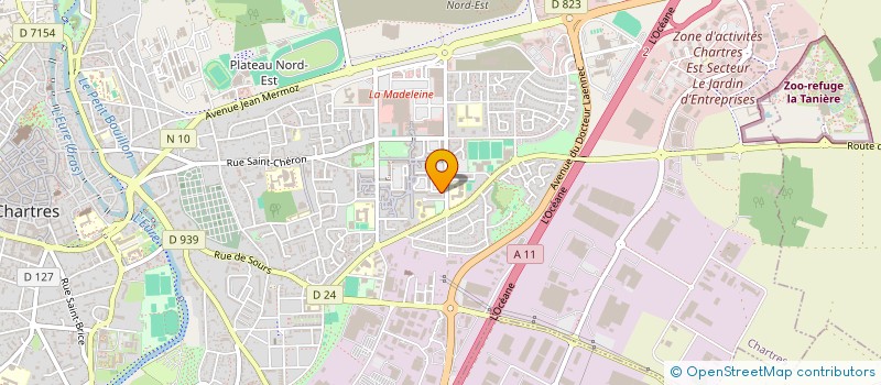 localisation de l'entreprise DINOV GROUP INTERNATIONAL à CHARTRES