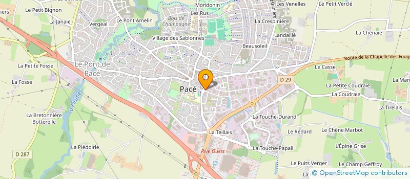 localisation de l'entreprise DINOVI  PACE