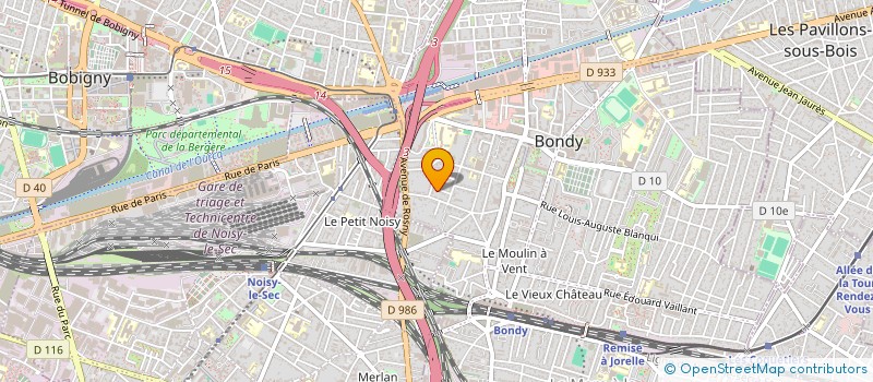 localisation de l'entreprise DINUSCHA IMMO  BONDY