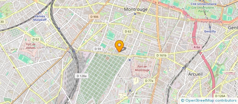 localisation de l'entreprise DINVEST  CHATILLON