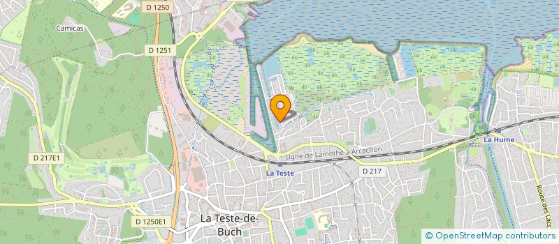 localisation de l'entreprise DIOCAM  LA TESTE-DE-BUCH