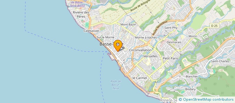 localisation de l'entreprise DIOCESE DES DROM COM CARAIBES à BASSE-TERRE
