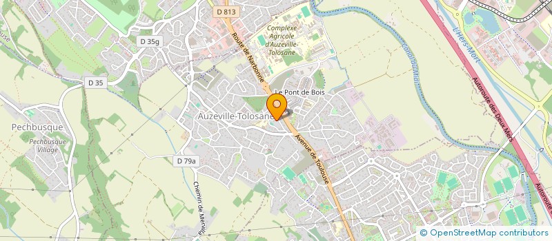 localisation de l'entreprise DIOCLES  AUZEVILLE-TOLOSANE