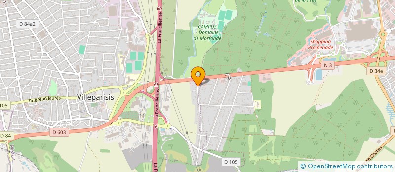 localisation de l'entreprise DIODELEC à VILLEPARISIS
