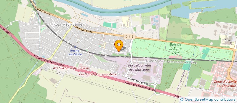 localisation de l'entreprise DIODIA IMMOBILIER  ROSNY-SUR-SEINE