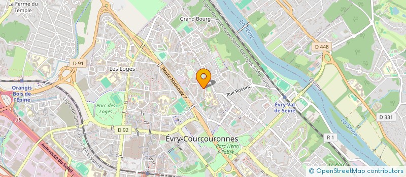 localisation de l'entreprise DIOGALE à EVRY-COURCOURONNES