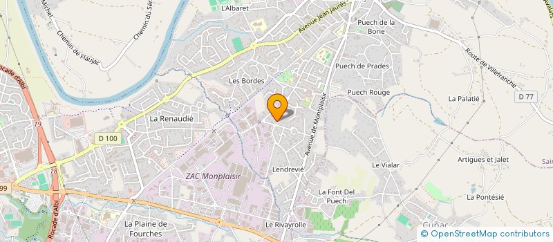 localisation de l'entreprise DIOGENE  SAINT-JUERY