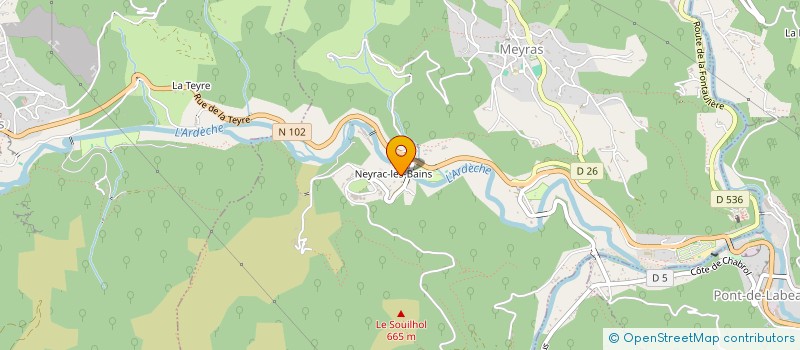 localisation de l'entreprise DIOJO à MEYRAS