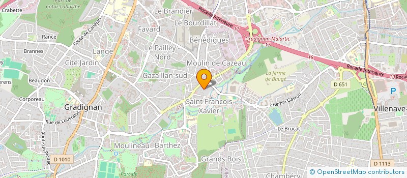 localisation de l'entreprise DIOMAIN  GRADIGNAN