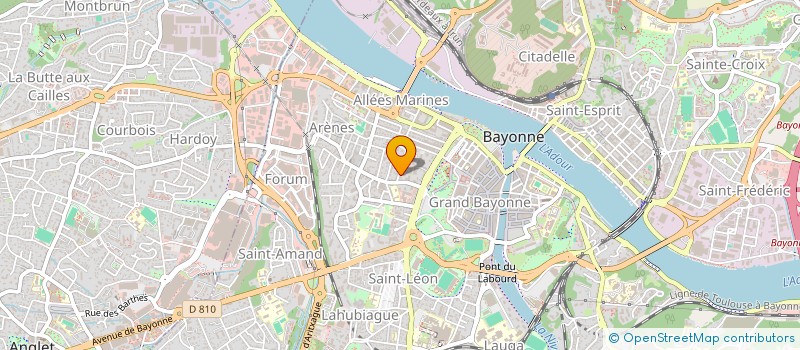 localisation de l'entreprise DIOME à BAYONNE